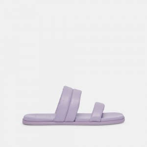 Dolce Vita Adore Leather Women Sandals Light Purple | US-419730BPV