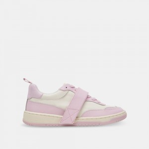 Dolce Vita Alvah Leather Women Sneakers Light Purple | US-608234QNL