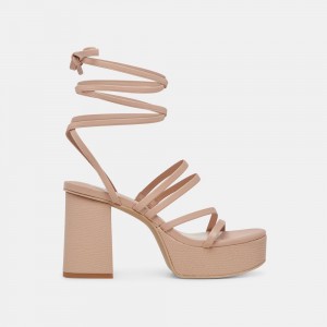 Dolce Vita Barbs Women Heels Beige | US-543927EKI