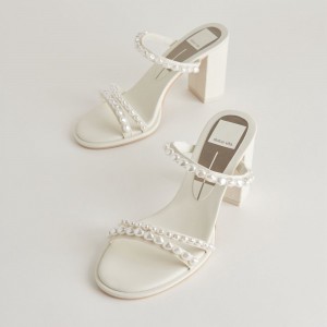 Dolce Vita Barrit Pearl Women Heels White | US-674098HER