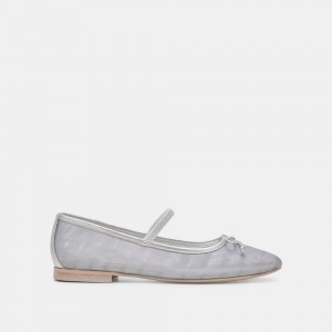 Dolce Vita Cadel Mesh Women Ballet Flats Silver | US-902738QVB