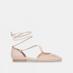 Dolce Vita Cancun Leather Women Ballet Flats Light Pink | US-584972IVY