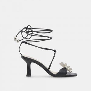 Dolce Vita Daizy Women Heels Sandals Black | US-145602DAL