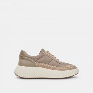 Dolce Vita Dolen Nylon Women Sneakers Khaki | US-583014VZI