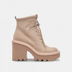 Dolce Vita Dommie Suede Women Boots Beige | US-901527CLW