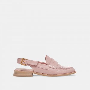 Dolce Vita Hardi Crinkle Patent Women Loafers Pink | US-796803TMA