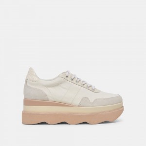 Dolce Vita Jayne Women Sneakers Cream | US-160283HNU