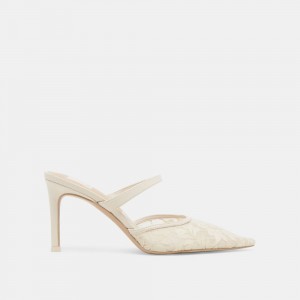 Dolce Vita Katik Wide Women Heels White | US-041375UBL