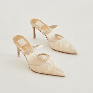 Dolce Vita Katik Women Heels White | US-269043VZP