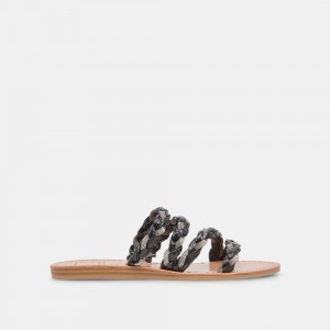 Dolce Vita Khloe Women Sandals Black | US-578134XNQ