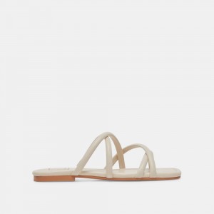 Dolce Vita Lanza Women Sandals Cream | US-564087ADQ