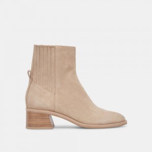 Dolce Vita Linny H2O Wide Suede Women Boots Beige | US-094827KEI