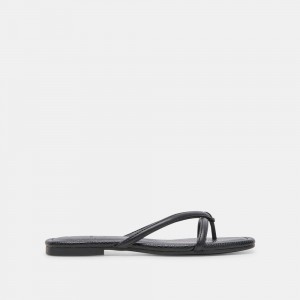 Dolce Vita Lucca Women Sandals Black | US-314856PHR