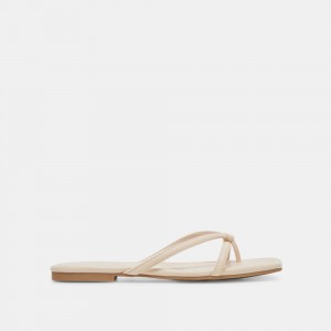 Dolce Vita Lucca Women Sandals Cream | US-708156DYI