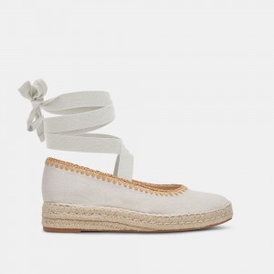 Dolce Vita Morgan Wedge Women Flats Cream | US-816537CRW