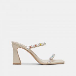 Dolce Vita Naja Pride Women Heels Cream | US-978305GIQ