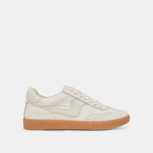 Dolce Vita Notice Stitch Women Sneakers Cream | US-761049AWE