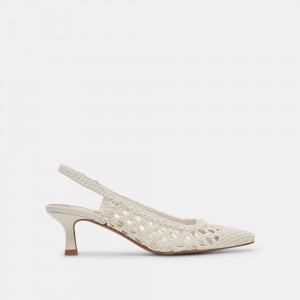 Dolce Vita Olympa Women Heels White | US-679580XAO