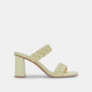 Dolce Vita Paily Women Heels Sandals Light Green | US-168739WRI