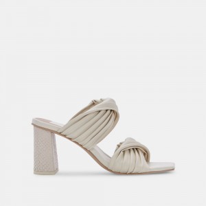 Dolce Vita Pilton Women Heels Cream | US-716945JYA