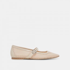 Dolce Vita Rodni Mesh Women Ballet Flats Cream | US-689524DEG