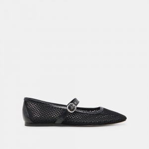 Dolce Vita Rodni Mesh Women Ballet Flats Black | US-573061LDN