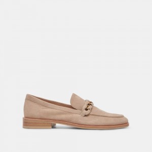 Dolce Vita Sallie Suede Women Flats Beige | US-342706BCD