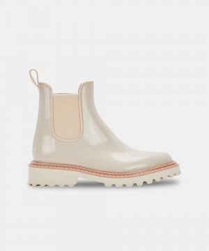 Dolce Vita Stormy Rainboots Women Boots Cream | US-892013MLQ