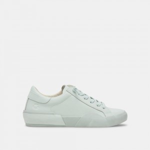 Dolce Vita Zina 360 Leather Women Sneakers Light Blue | US-851947KFW