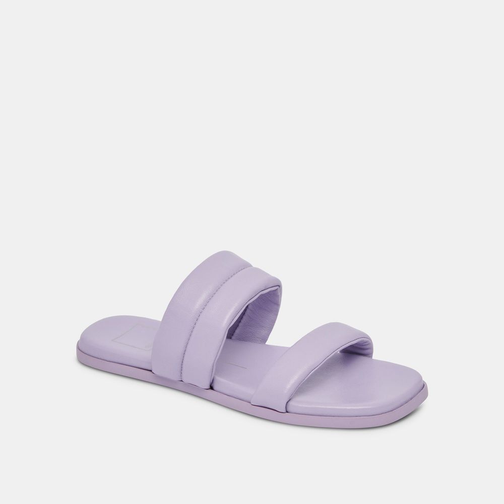 Dolce Vita Adore Leather Women Sandals Light Purple | US-419730BPV