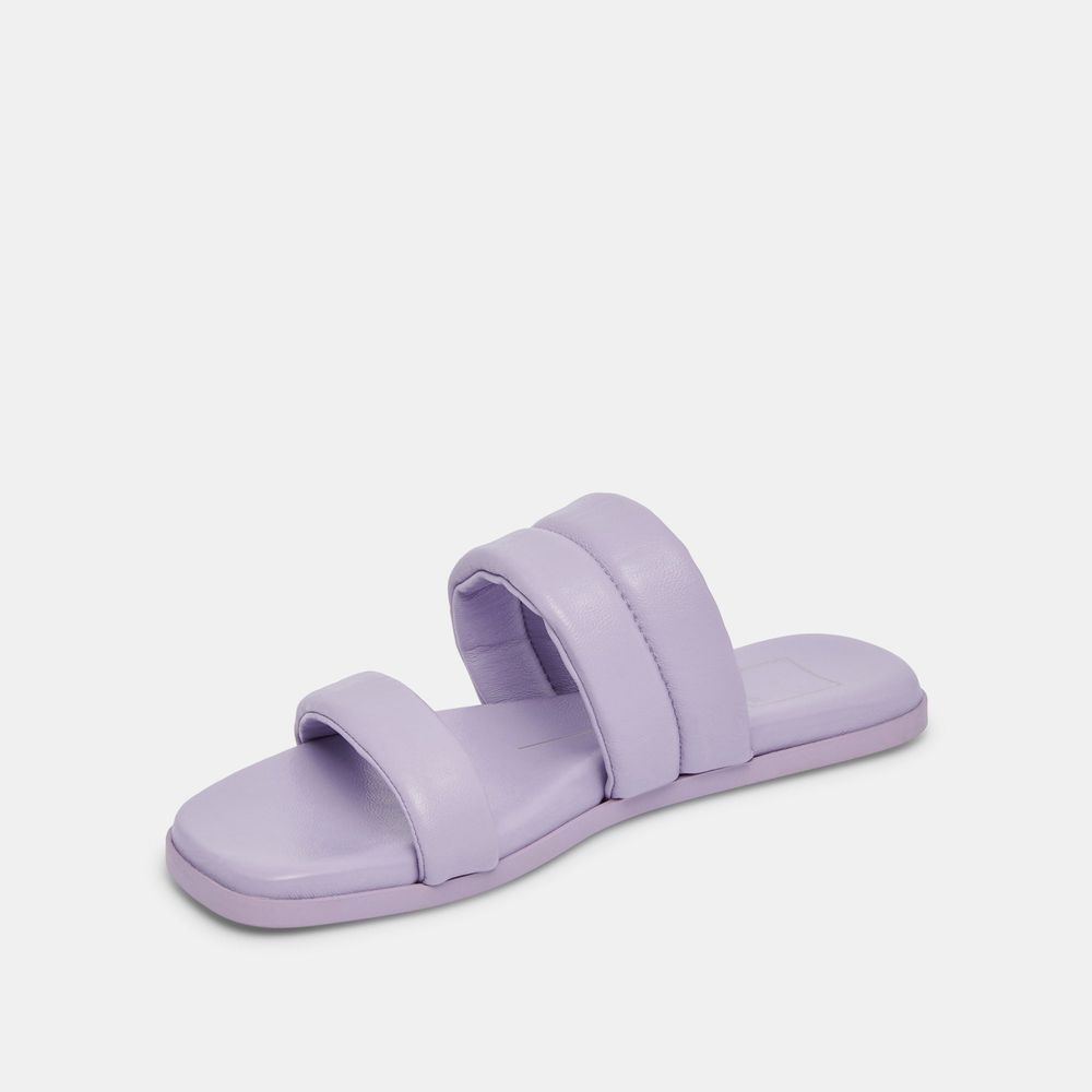 Dolce Vita Adore Leather Women Sandals Light Purple | US-419730BPV