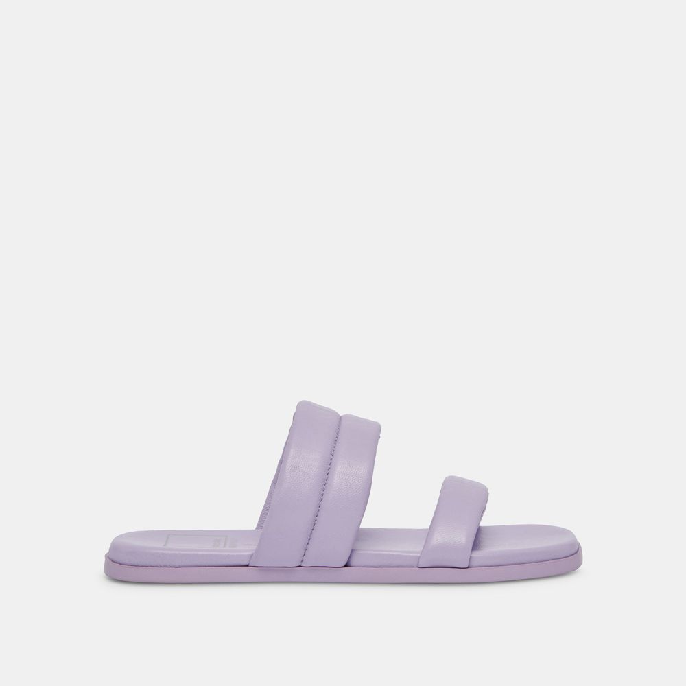 Dolce Vita Adore Leather Women Sandals Light Purple | US-419730BPV