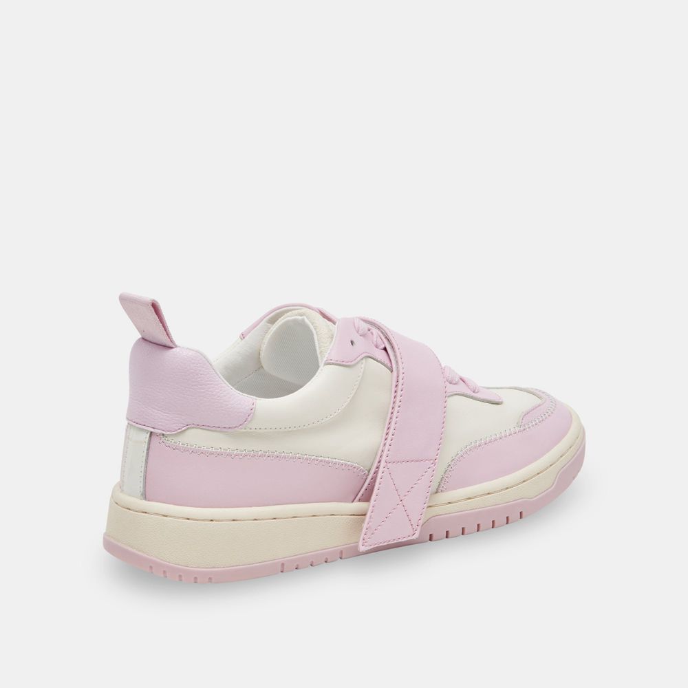 Dolce Vita Alvah Leather Women Sneakers Light Purple | US-608234QNL