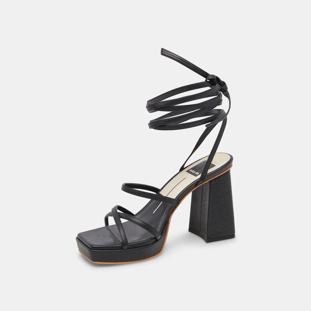 Dolce Vita Amanda Women Heels Black | US-297468ZIS