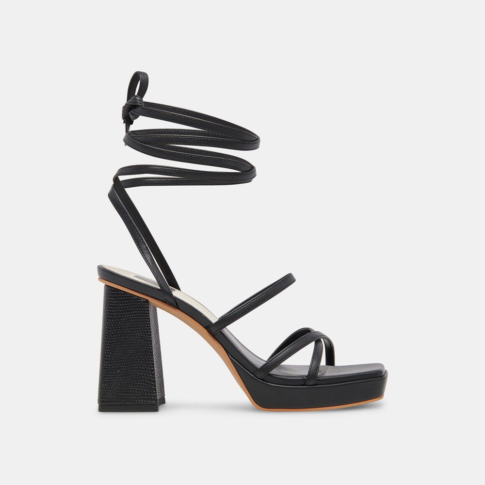 Dolce Vita Amanda Women Heels Black | US-297468ZIS