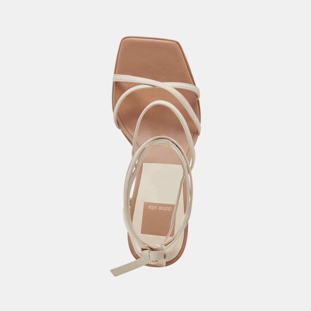 Dolce Vita Amanda Women Heels Cream / Beige | US-764092POC