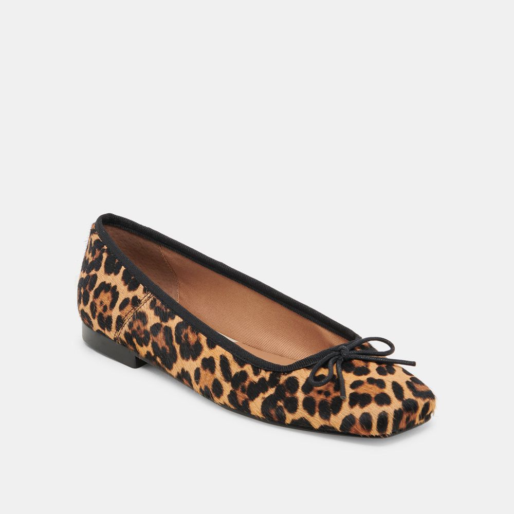 Dolce Vita Anisa Women Ballet Flats Leopard | US-527146WZK