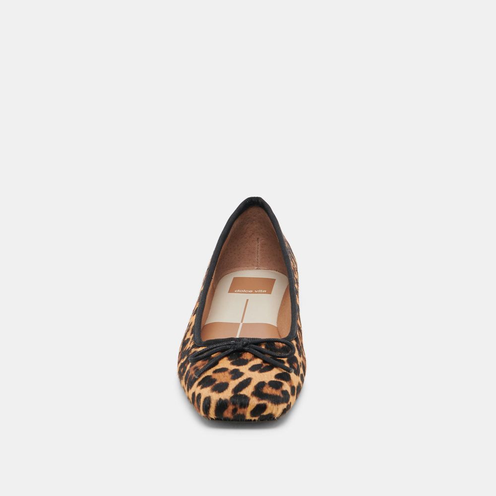 Dolce Vita Anisa Women Ballet Flats Leopard | US-527146WZK