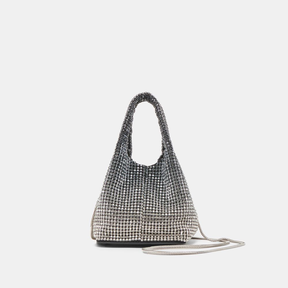 Dolce Vita Anna Mesh Women Handbag Black | US-410352EWT