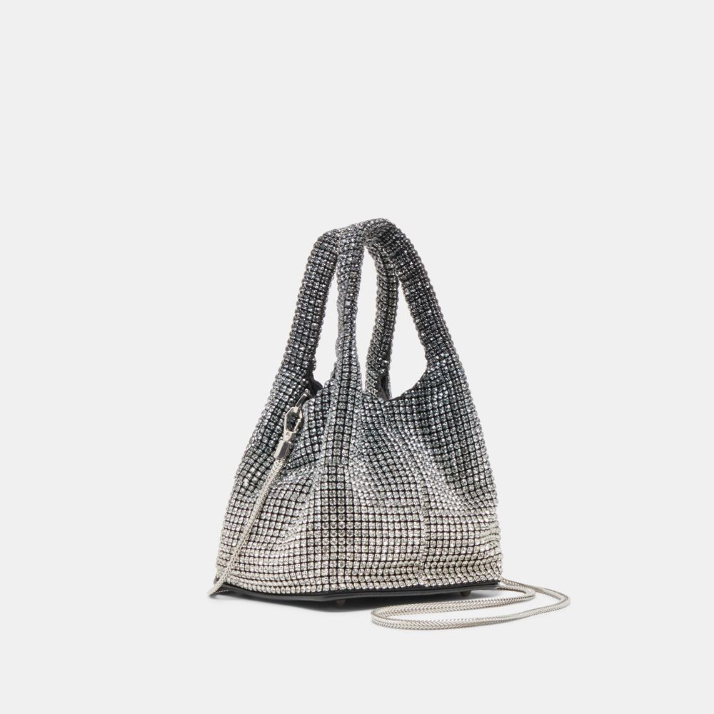 Dolce Vita Anna Mesh Women Handbag Black | US-410352EWT