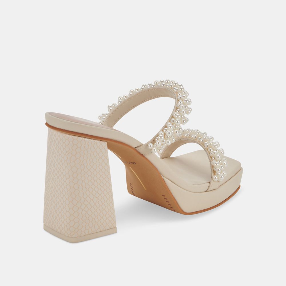 Dolce Vita Ariele Women Heels White | US-940125ZAX