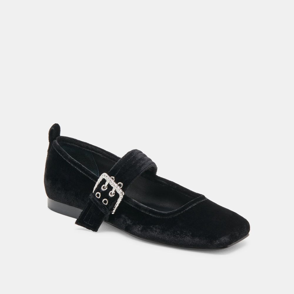 Dolce Vita Arora Women Ballet Flats Black | US-961382WCO