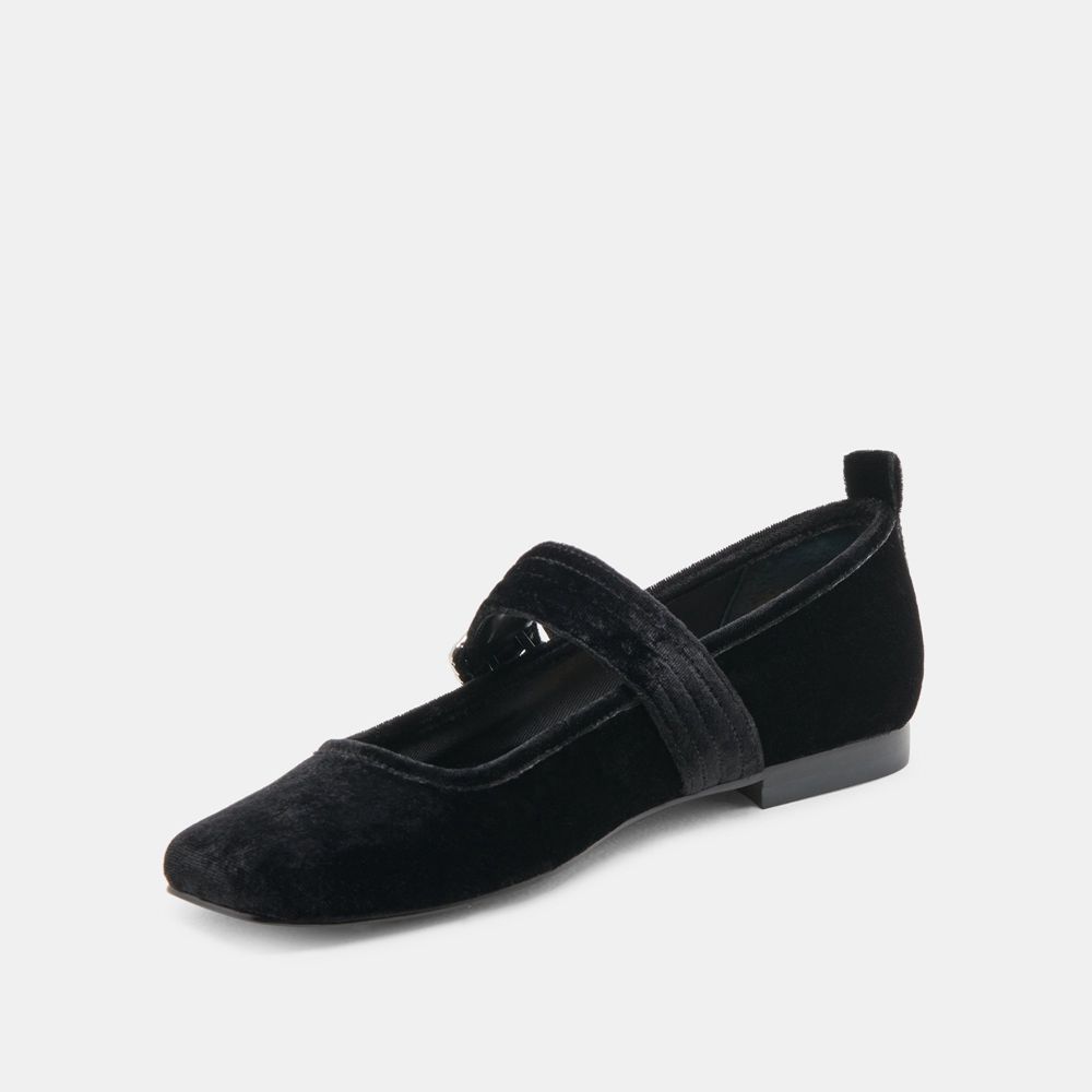 Dolce Vita Arora Women Ballet Flats Black | US-961382WCO