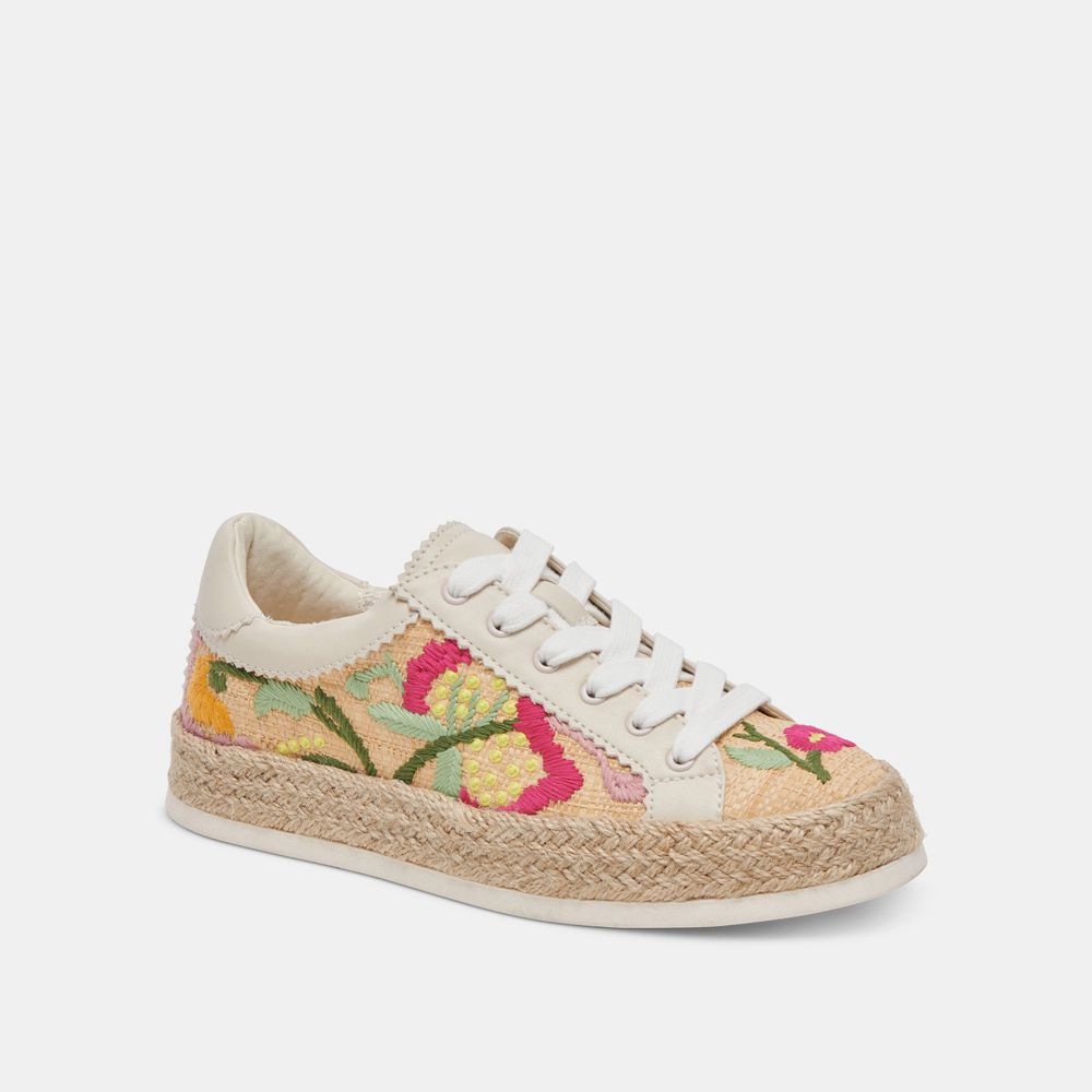 Dolce Vita Azalia Raffia Women Sneakers Multicolor | US-146835EIN