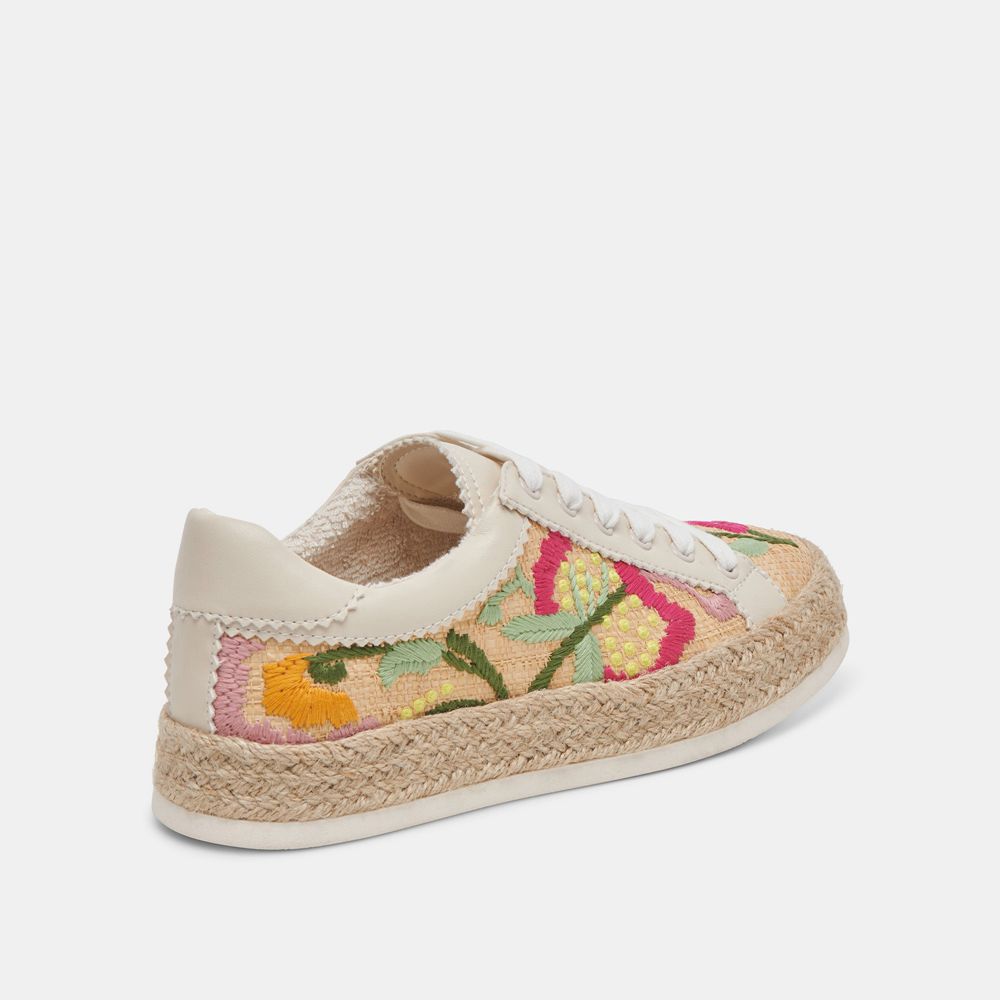 Dolce Vita Azalia Raffia Women Sneakers Multicolor | US-146835EIN