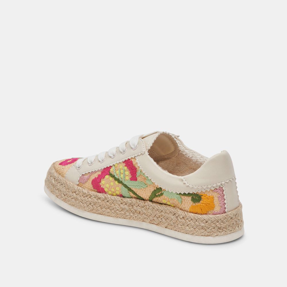 Dolce Vita Azalia Raffia Women Sneakers Multicolor | US-146835EIN