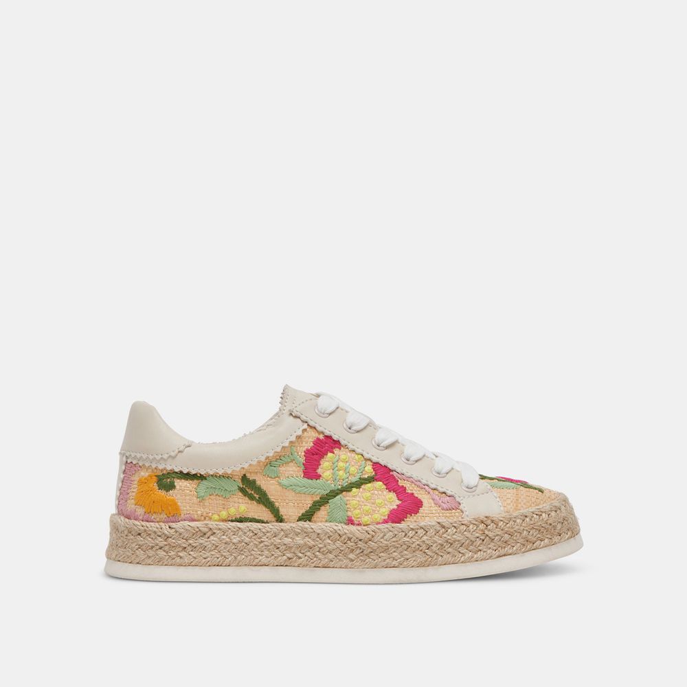 Dolce Vita Azalia Raffia Women Sneakers Multicolor | US-146835EIN