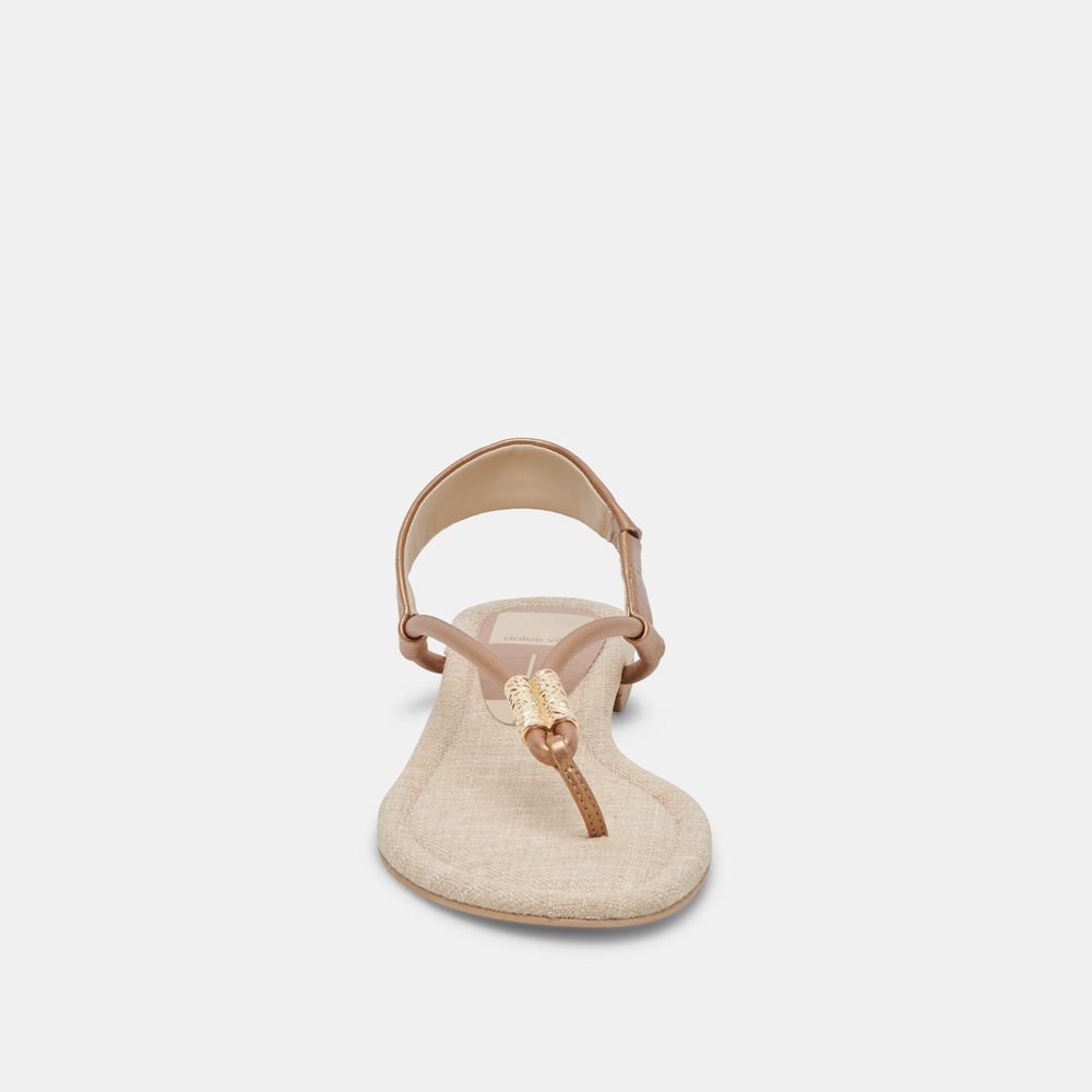 Dolce Vita Bacey Women Sandals Gold | US-894326QKS