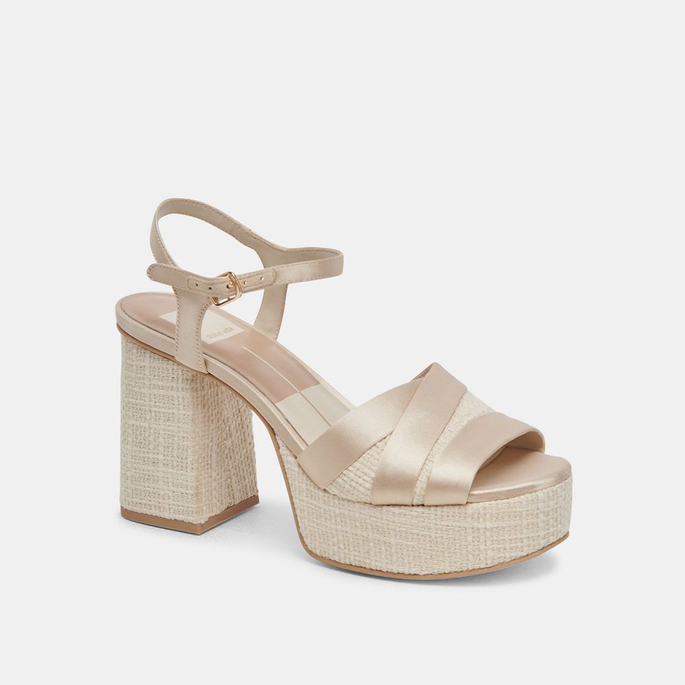 Dolce Vita Baily Women Heels Cream | US-197234RLD