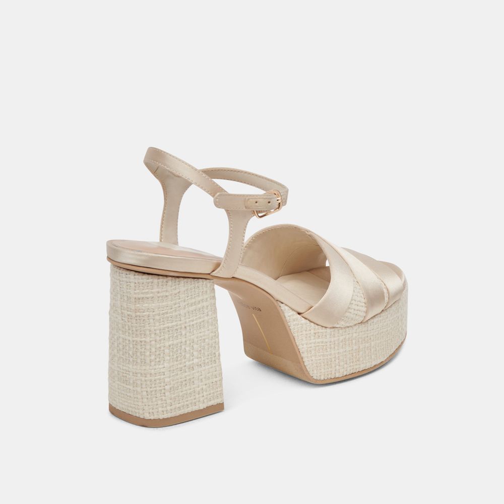 Dolce Vita Baily Women Heels Cream | US-197234RLD